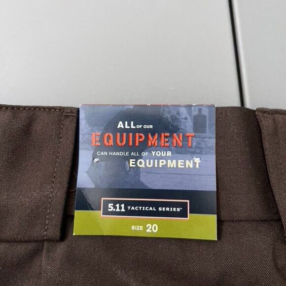 NWT 5.11 Tactical Series Pants Women SZ 20 Brown Uniform Class A 34071T - Picture 12 of 15